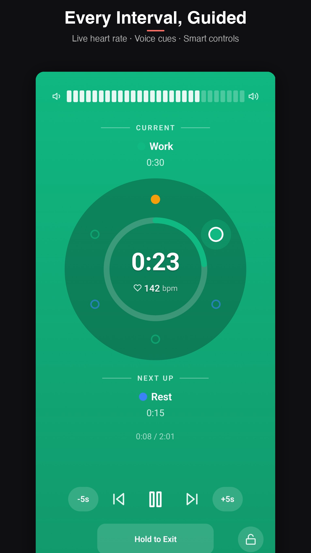 Timer screen